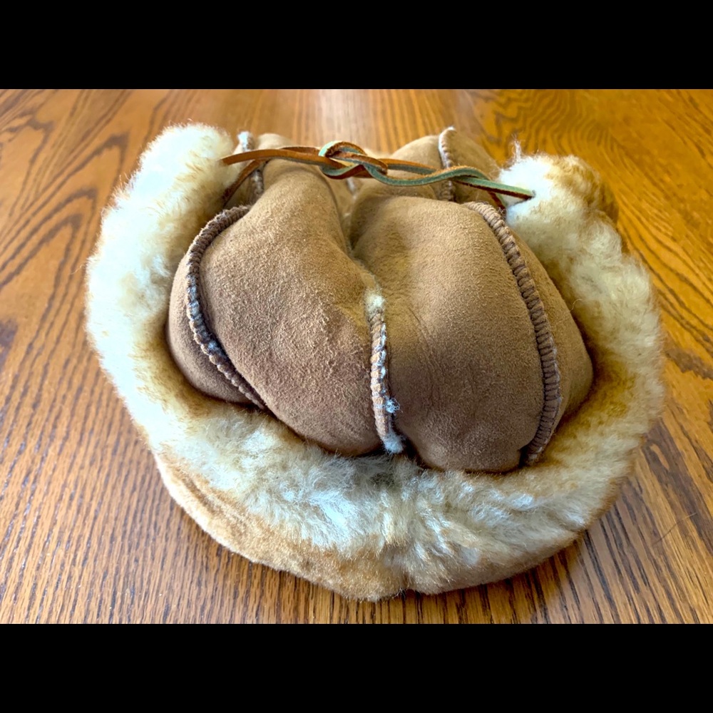 Vintage Men’s Shearling Trapper Hat